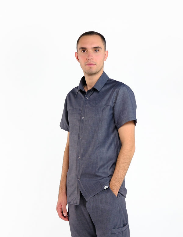 Elegance in the Mercury | Men's Scrubs Top